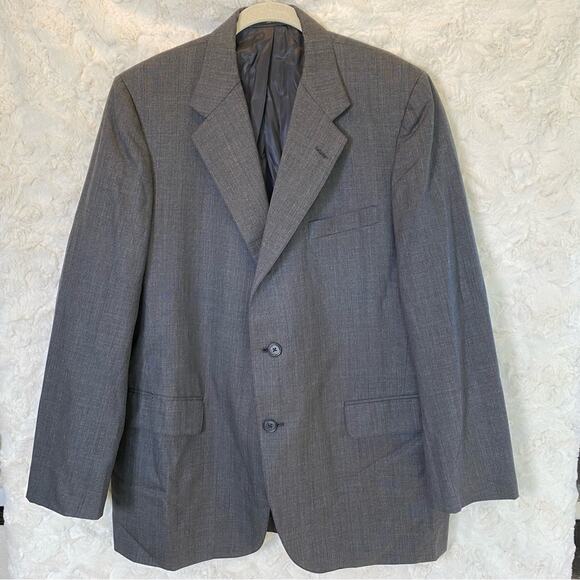 H. Freeman & Son Gray Wool Bunce Brothers Cleveland Men's Suit Jacket Blazer - Picture 1 of 9